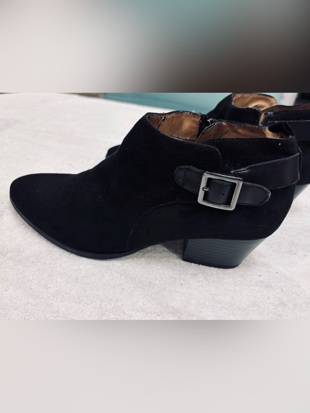 Almost Brand New Ankle Booties By Franco Sarto - Size 8.5 M - heel 2 “ - box 15